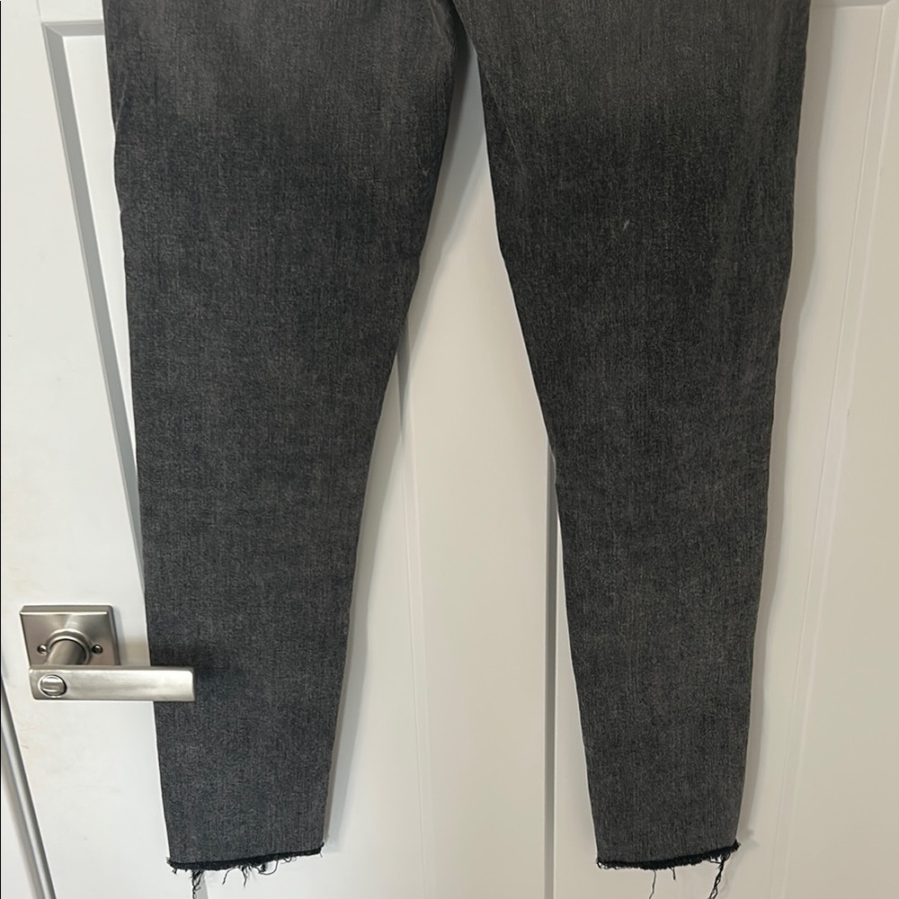 Agolde Charcoal Distressed Denim - Picture 6 of 9